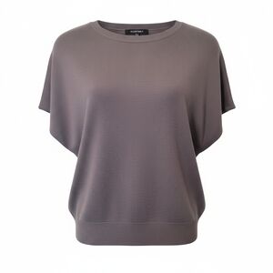 Ellen Tracy Gray Short Sleeve Tee